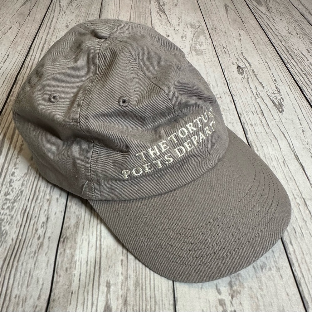 NWOT Taylor Swift TTPD The Tortured Poets Department Gray Dad Hat - Picture 4 of 8